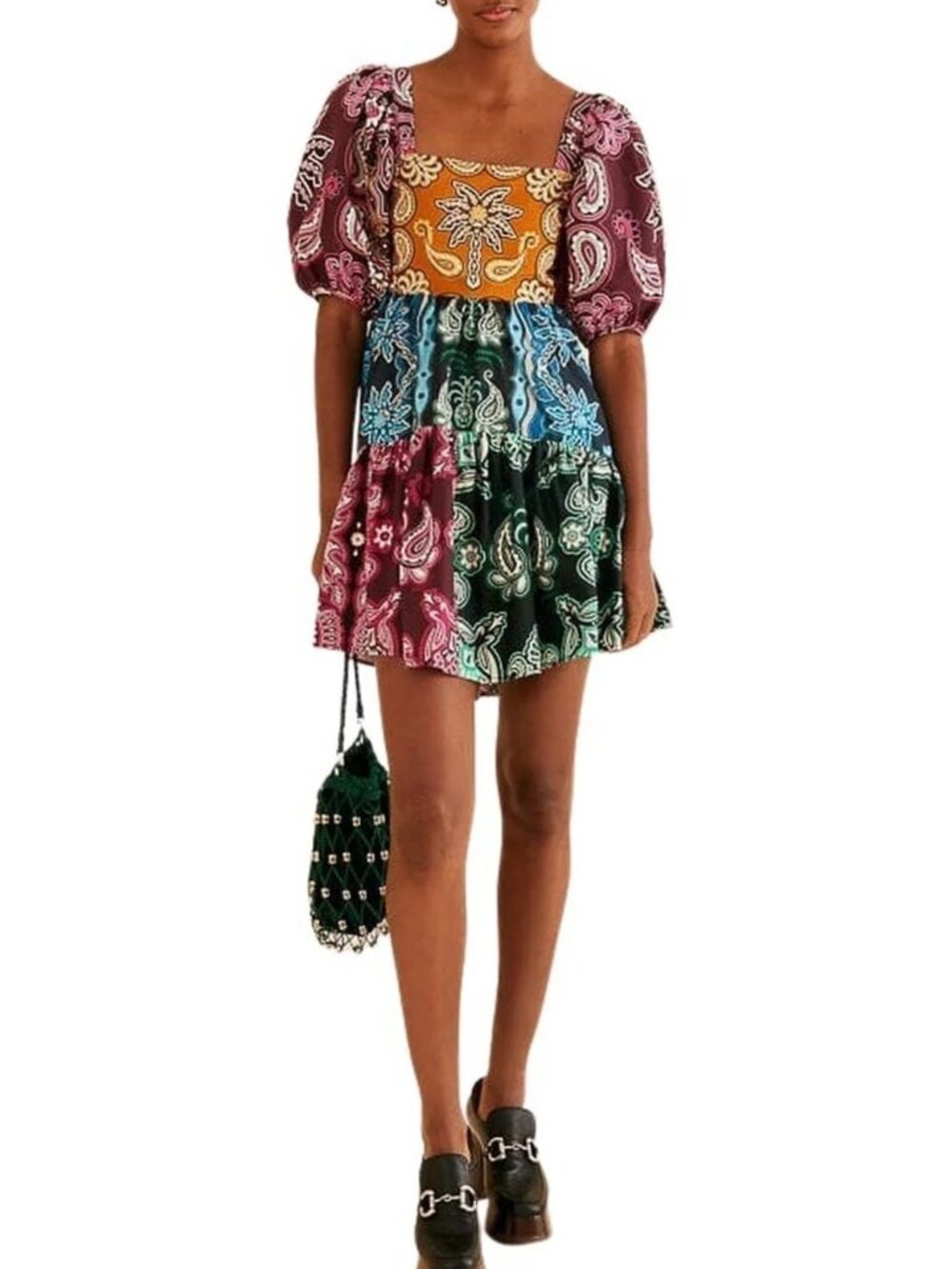 NWT Farm Rio Sweet Mermaids cotton short dress